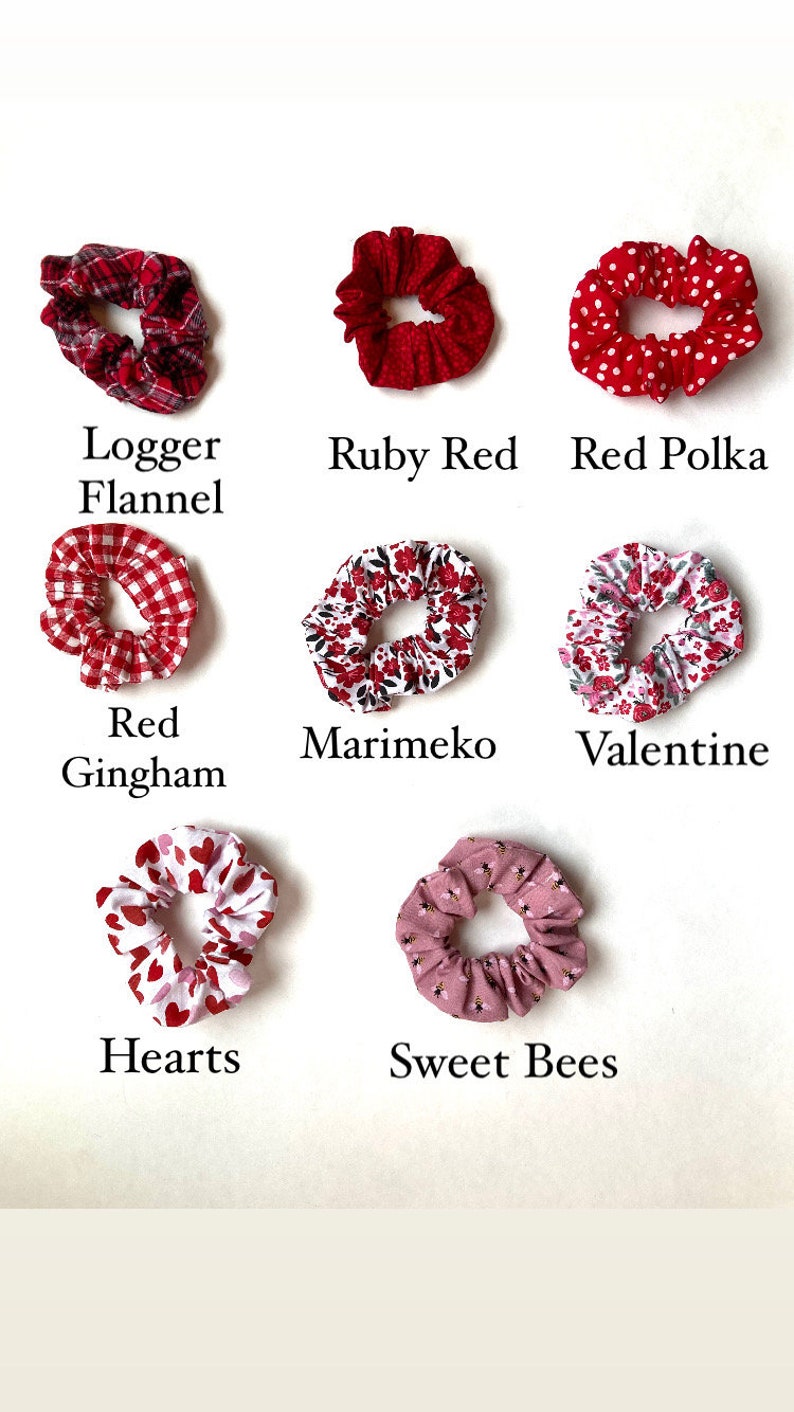 Make Your Own Custom Pack of Scrunchies Gift ideas, Handmade Scrunchies, Custom Pack image 3