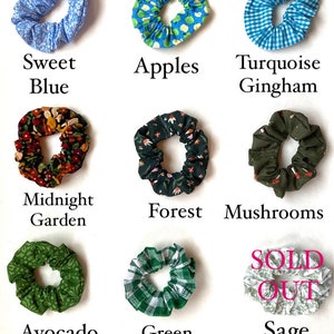 Make Your Own Custom Pack of Scrunchies Gift ideas, Handmade Scrunchies, Custom Pack image 7