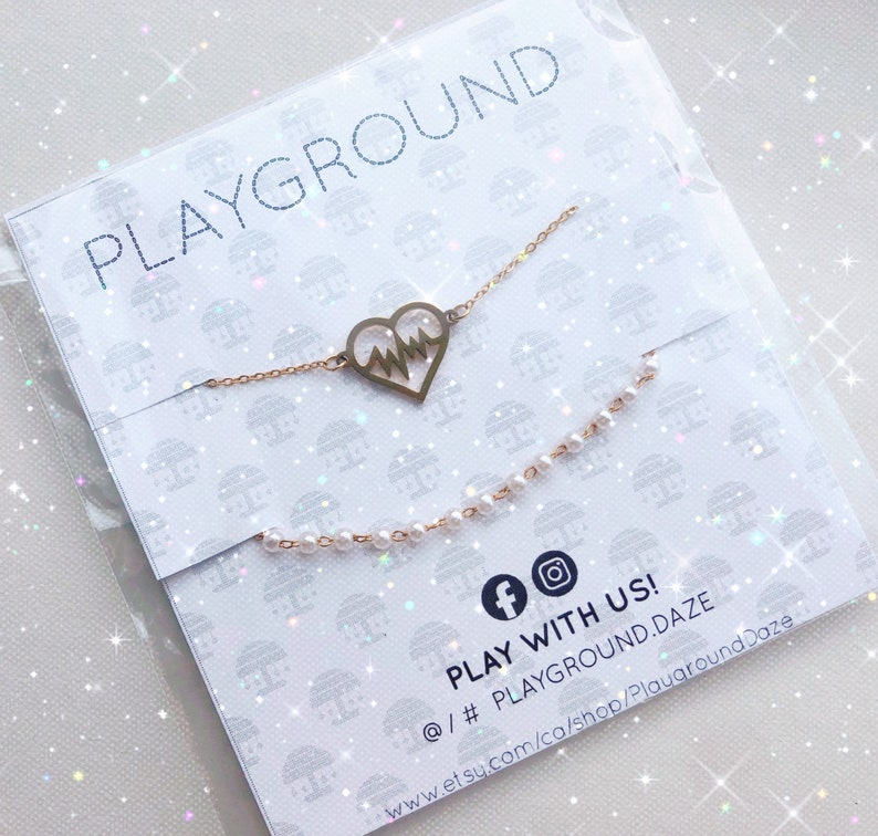 Pearl Heart Beat Bracelet