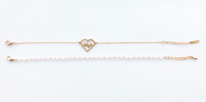 Pearl Heart Beat Bracelet