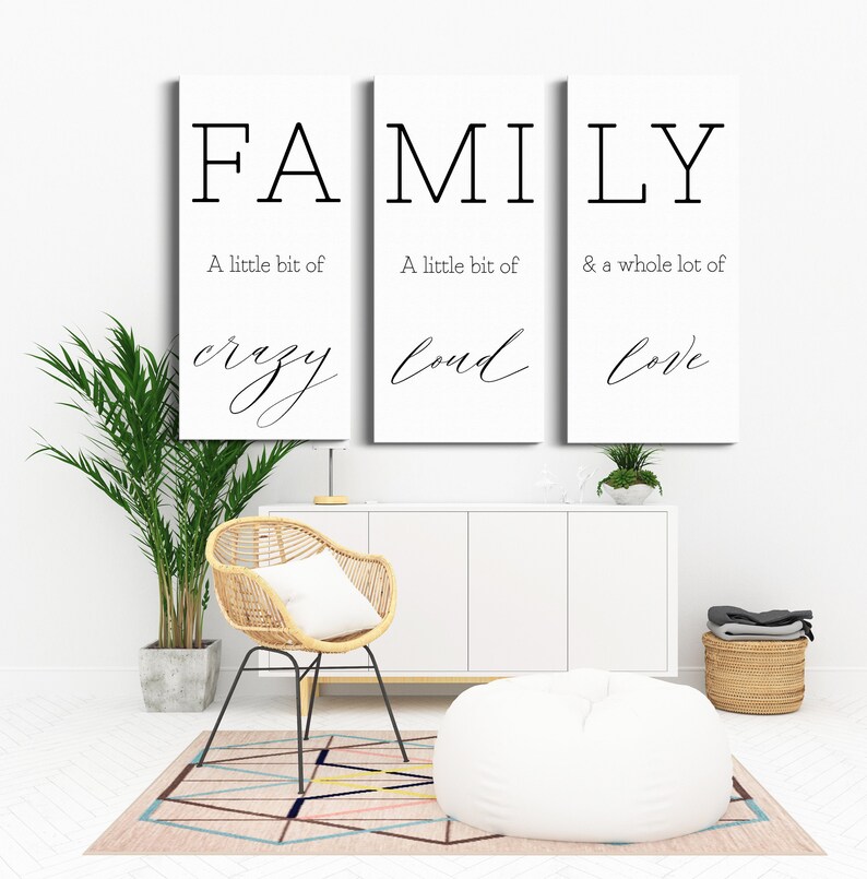 Family Printable Wall Art Family Sign Family Print Quote Etsy