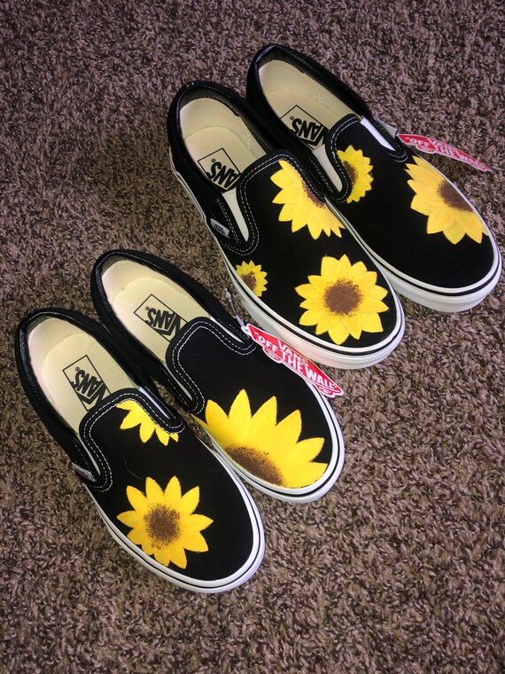 girls sunflower vans