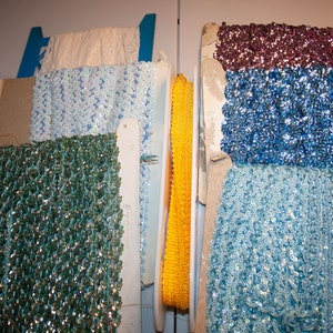 Bundle scrap of Sequined and Shiny Trims