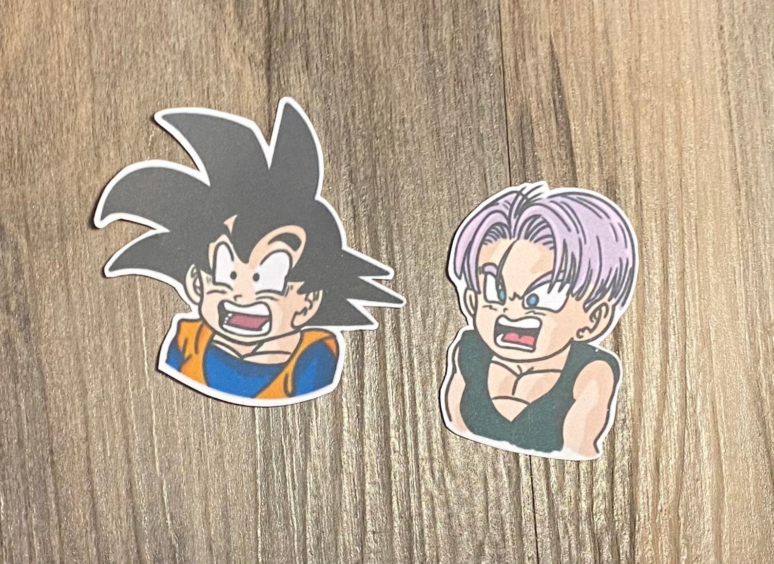 Trunks and Goten Sticker Pack Etsy