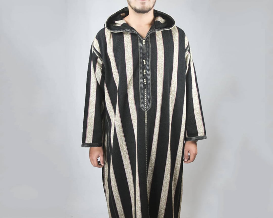 Moroccan Djellaba, Moroccan Kaftan Vintage, Jellaba, Jellabiya