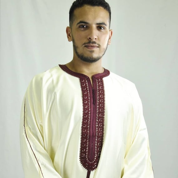 Kaftan marroquí Kaftan para hombre Vestido marroquí Vestido | Etsy México
