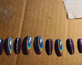 Deep Purple Matte/Holo with gems