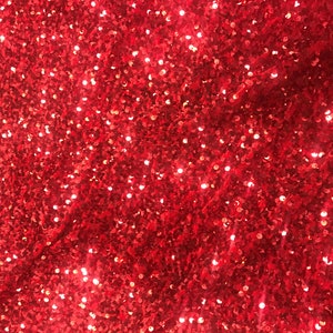 Red Velvet Stretch with Sequins Embroidery, 54/55&quot; Clothing & Apparels, Decor, DIY, Hair Accessories, Sewing