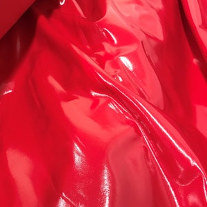 Shiny Vinyl Stretch, PVC, Latex, 4 Way Stretch, 55&quot;, Clothing, Costume, Cosplay, Bags, Shoes, Accessories, DIY, Sewing