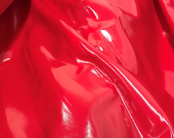 Shiny 4-Way Stretch Vinyl Fabric: Glossy PVC Cosplay Costume Material