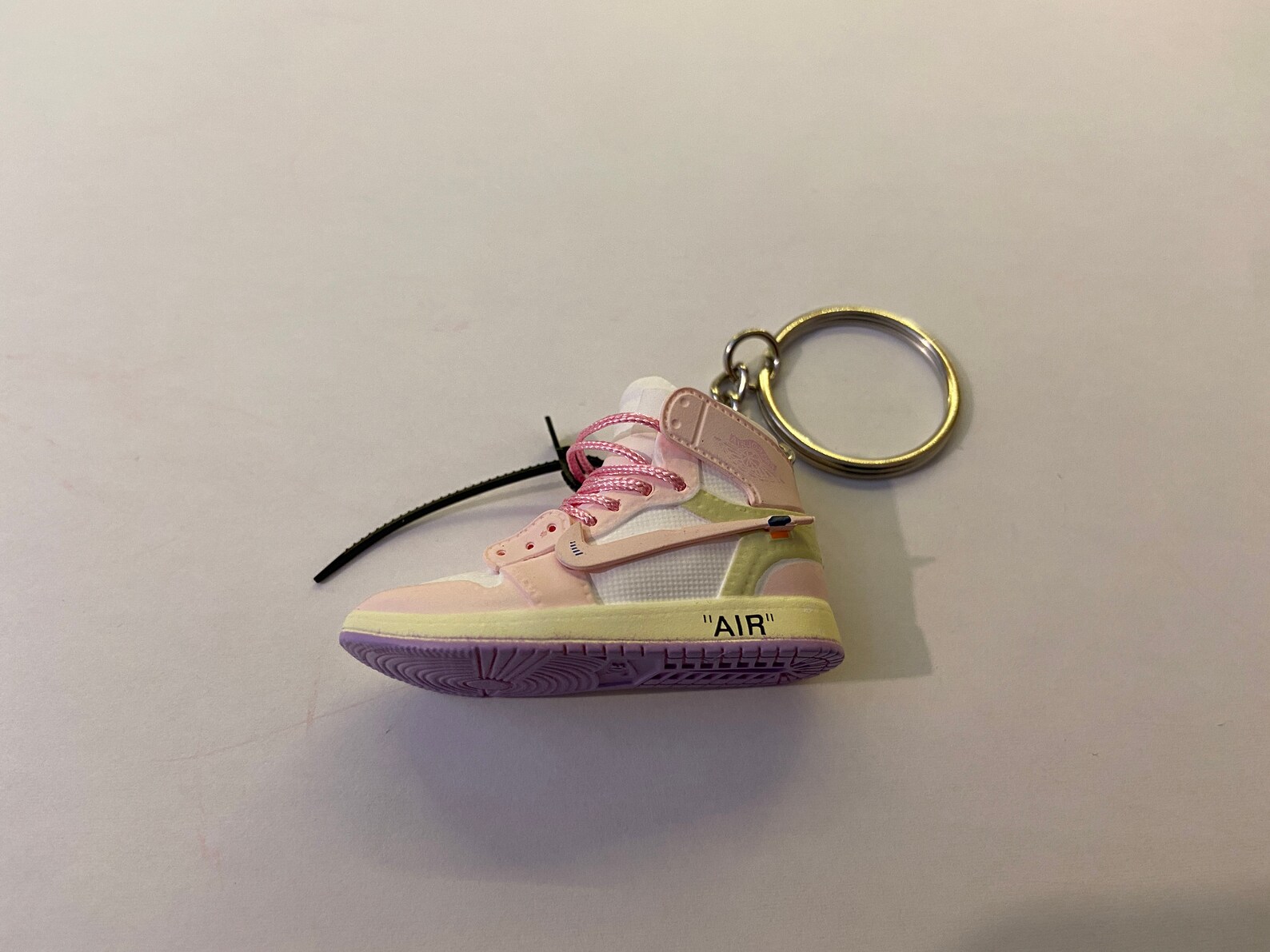 off white jordan keychain