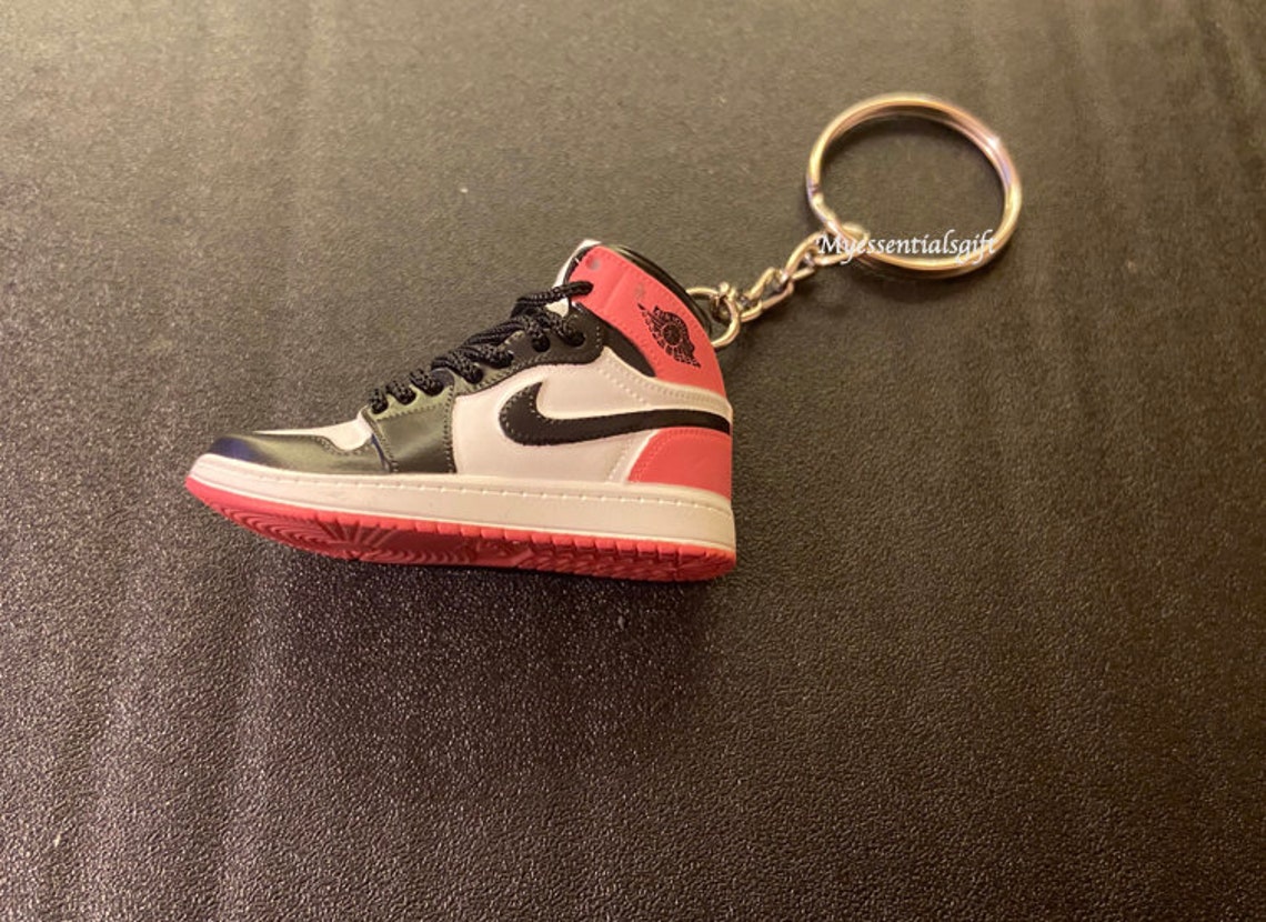 Mini Jordan 3D Keyring 'AJ1' Air Sneaker Keychain Etsy
