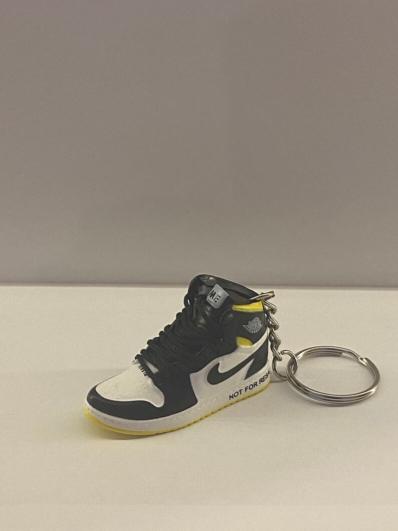 3D Jordan NFR Yellow Mini AJ 1 KEYRING Sneaker | Etsy