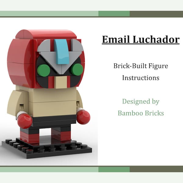 Email Luchador Brick-Built Figure Instructions