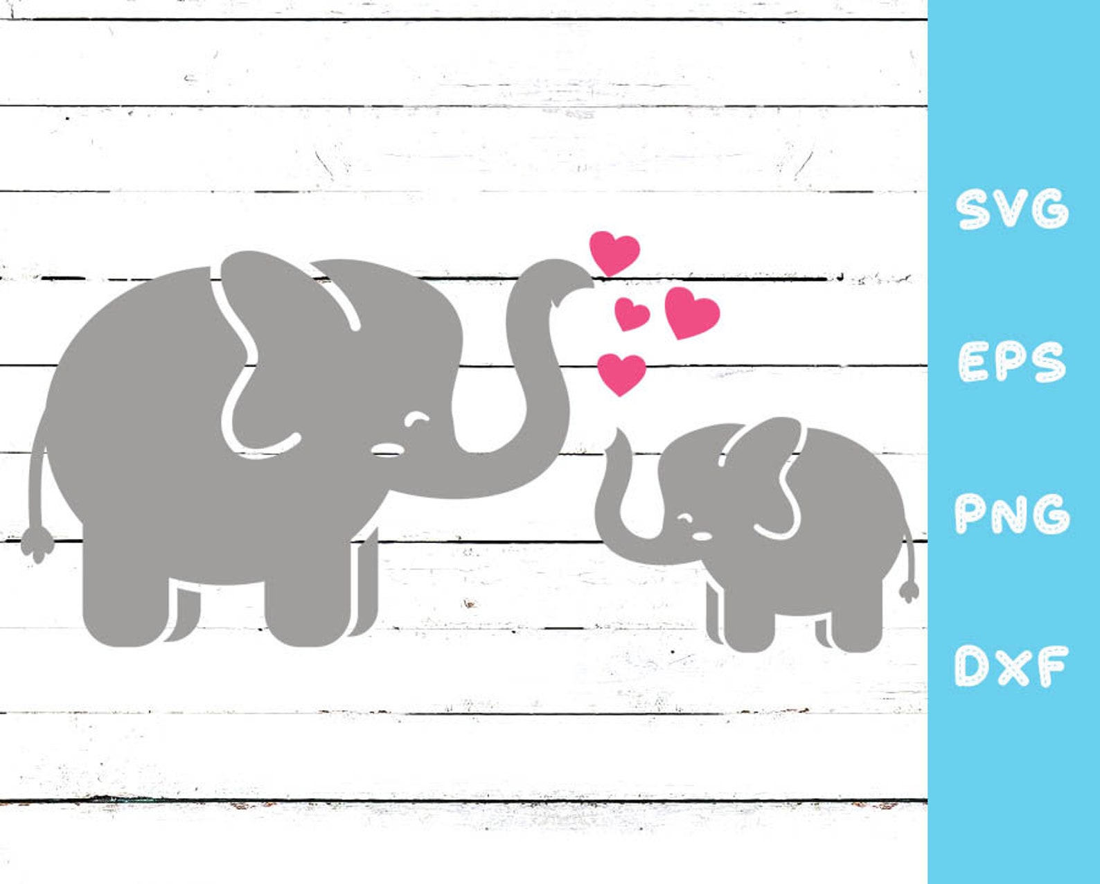 Elephant SVG Bundle Nursery SVG Bundle svg eps png dxf | Etsy