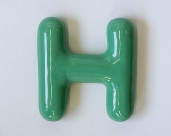 Wall Decorative Ceramic Letter - LETTER H