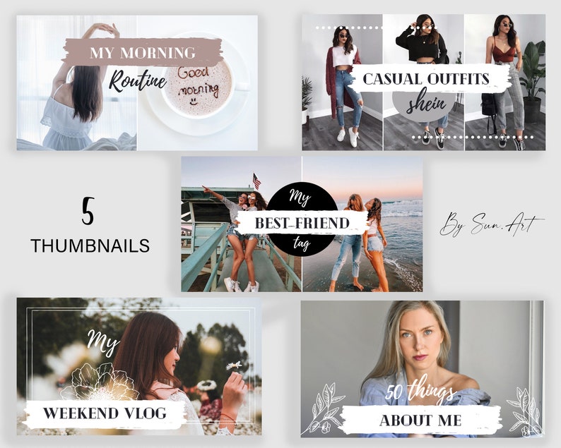 Template YouTube Channel Editable Canva Template Canva | Etsy