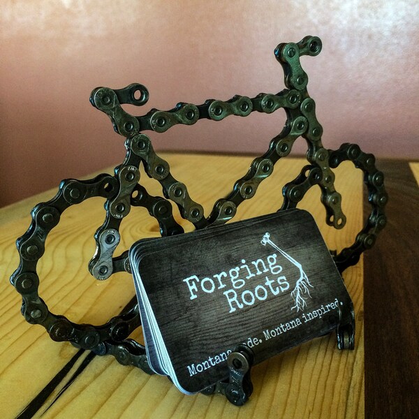 Bike Chain Business Card Holder