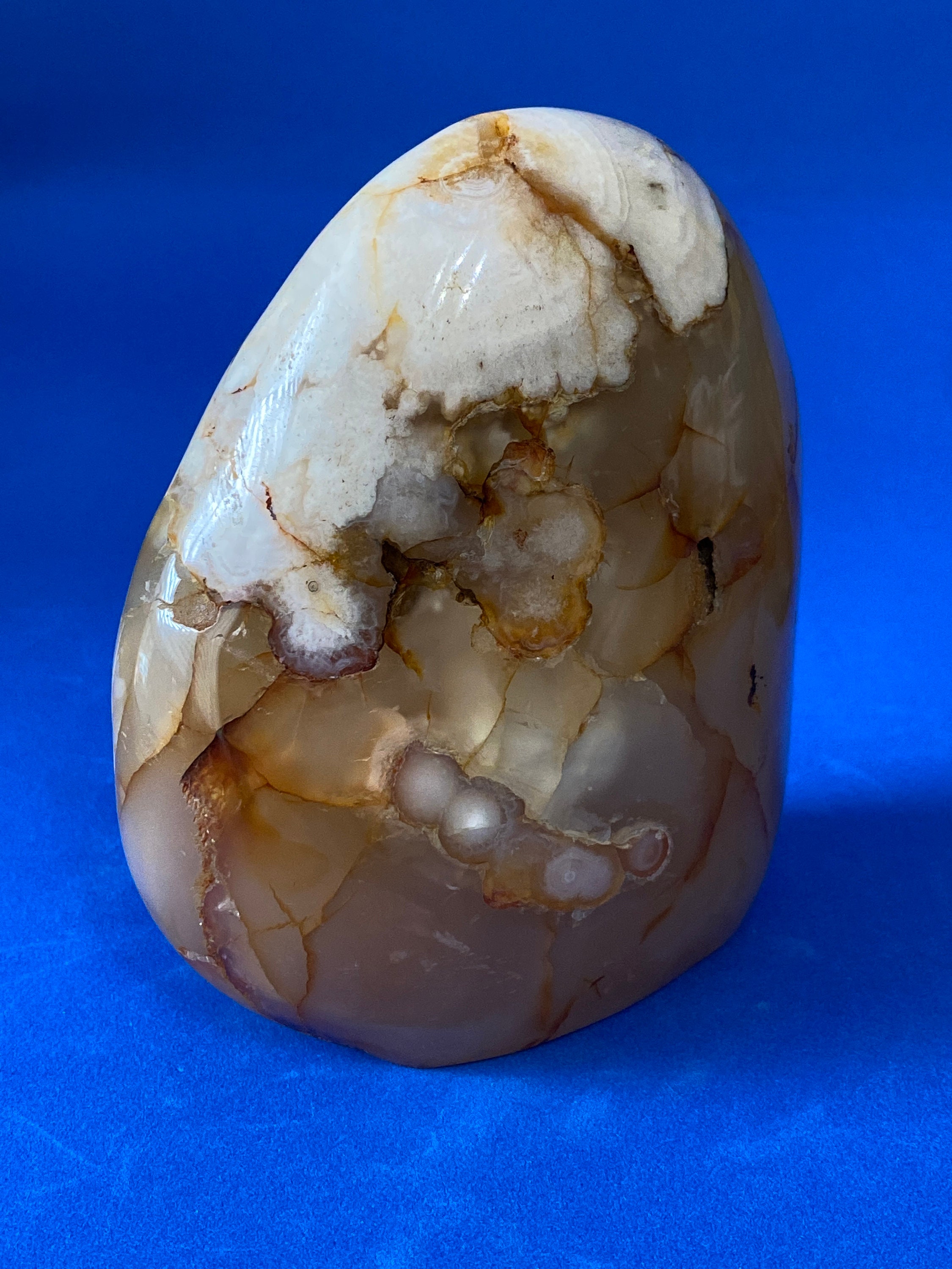 Large Cherry Blossom Agate Crystal Freeform Reiki Healing Etsy