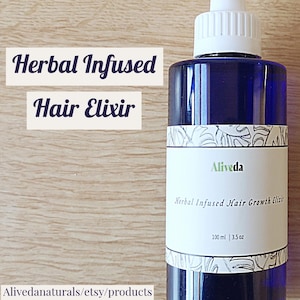 Herbal infused ayurvedic hair elixir