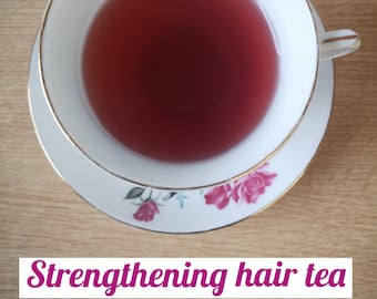Versterking Herbal Hair Tea Rinse (Ayurvedische haarbehandeling, Final hair rinse, Hair spritz, DIY haargroei product, Gift ideeën)