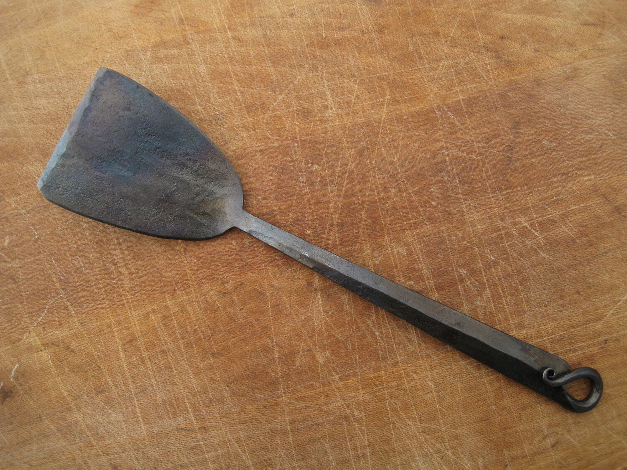 Hand Forged Curved Spatula