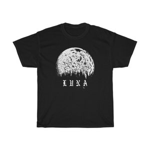 Luna Moon Unisex Heavy Cotton T-Shirt