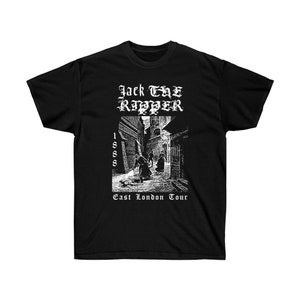 Jack The Ripper T-Shirt, Victorian London, Cult Horror Tee