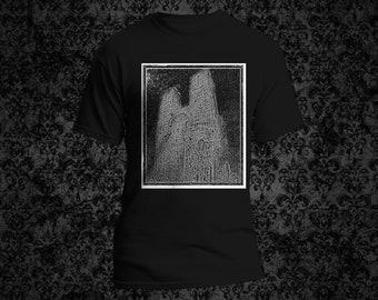 Zdzislaw Beksinski, Notre Dame, Dystopisch Surrealisme, Mystiek, Occult, Tekening, Pagan T-Shirt