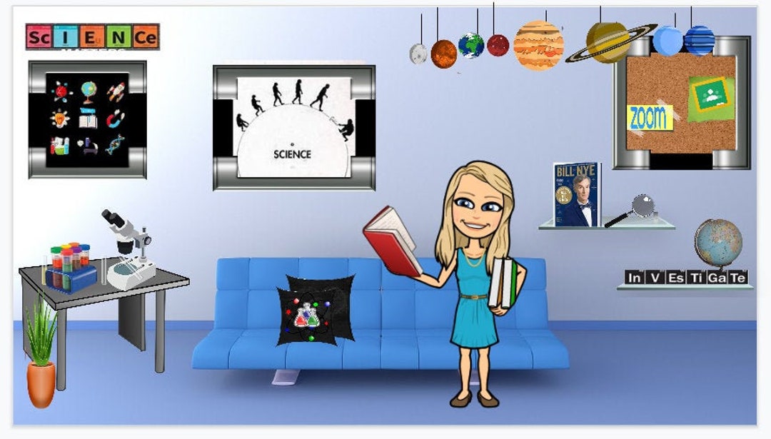 Bitmoji Virtual Classroomscience Etsy