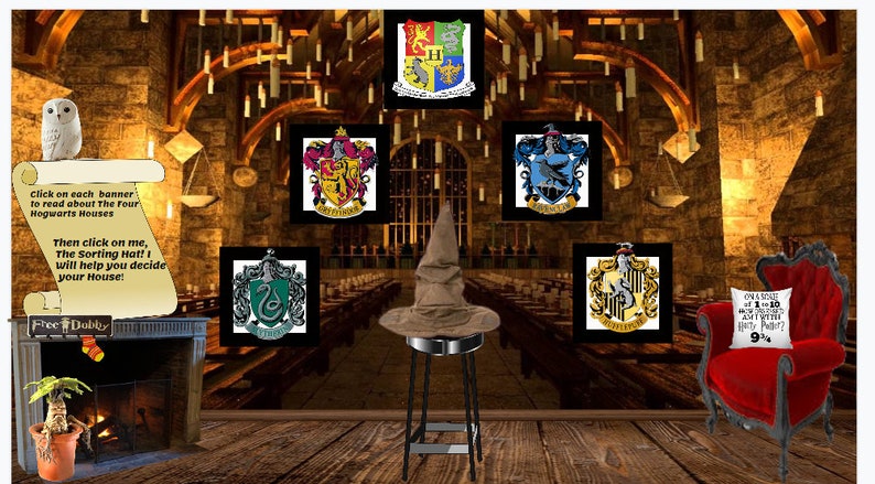 Harry Potter Themed Open House Bundle! Bitmoji Virtual Classroom