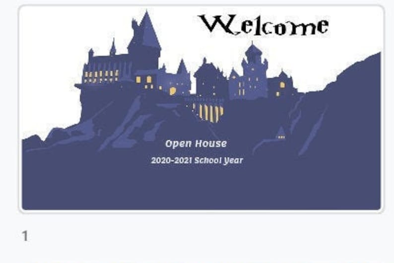 Harry Potter Themed Open House Bundle! Bitmoji Virtual Classroom