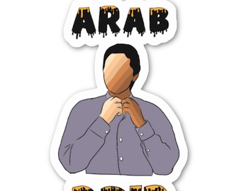 Arab Drip Vinyl Sticker