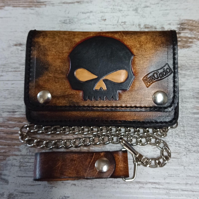 Custom Biker Wallets Biker Wallet - Etsy