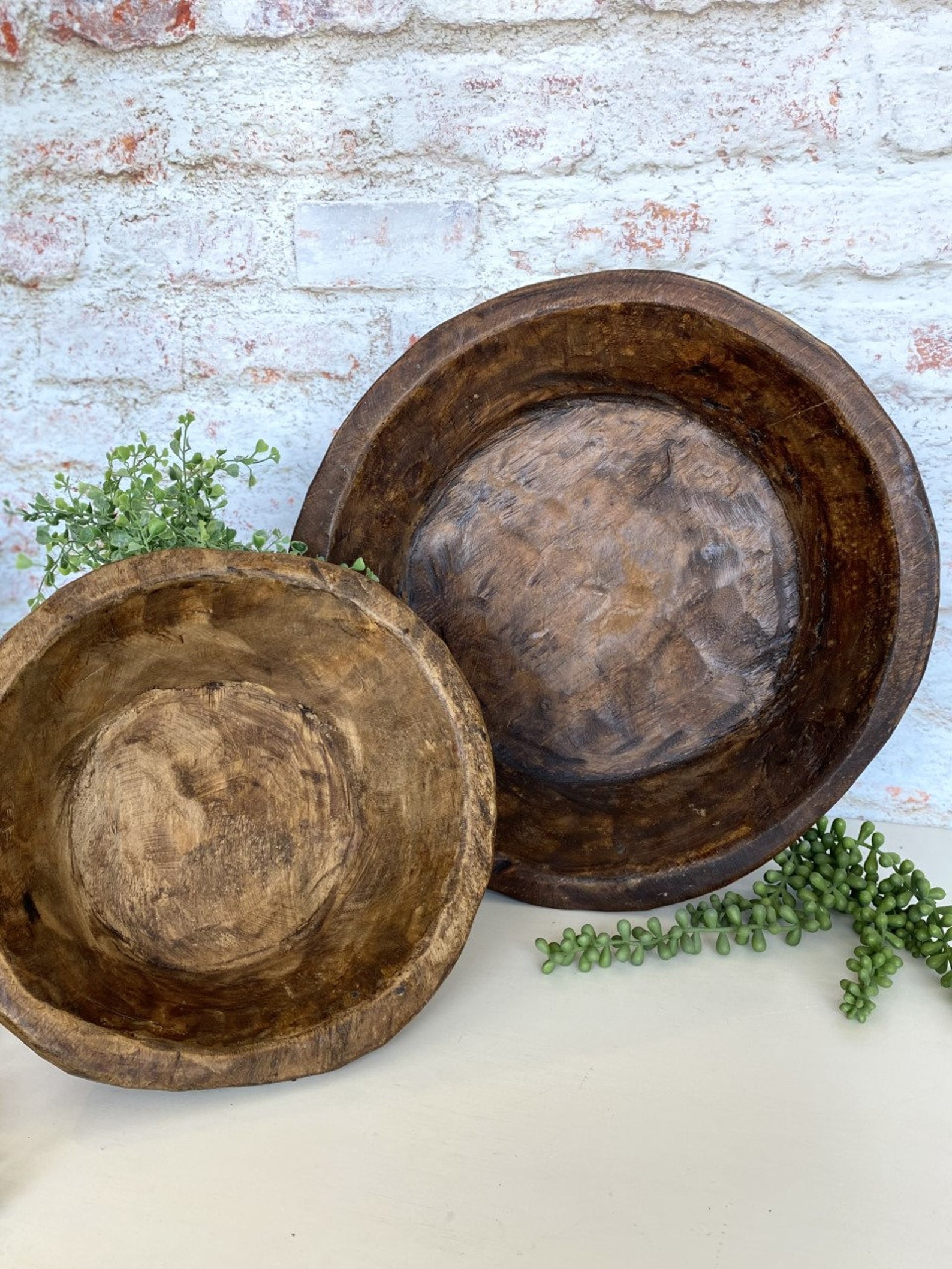 Large Round Dough Bowl Etsy
