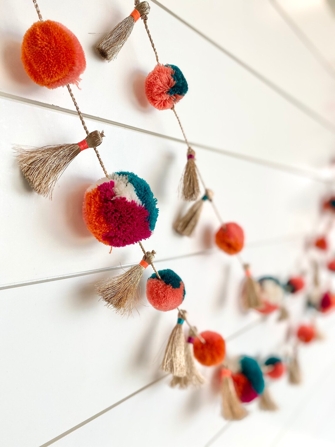 2 Styles of Bohemian Garland Boho Home Decor Wall Hangings Etsy