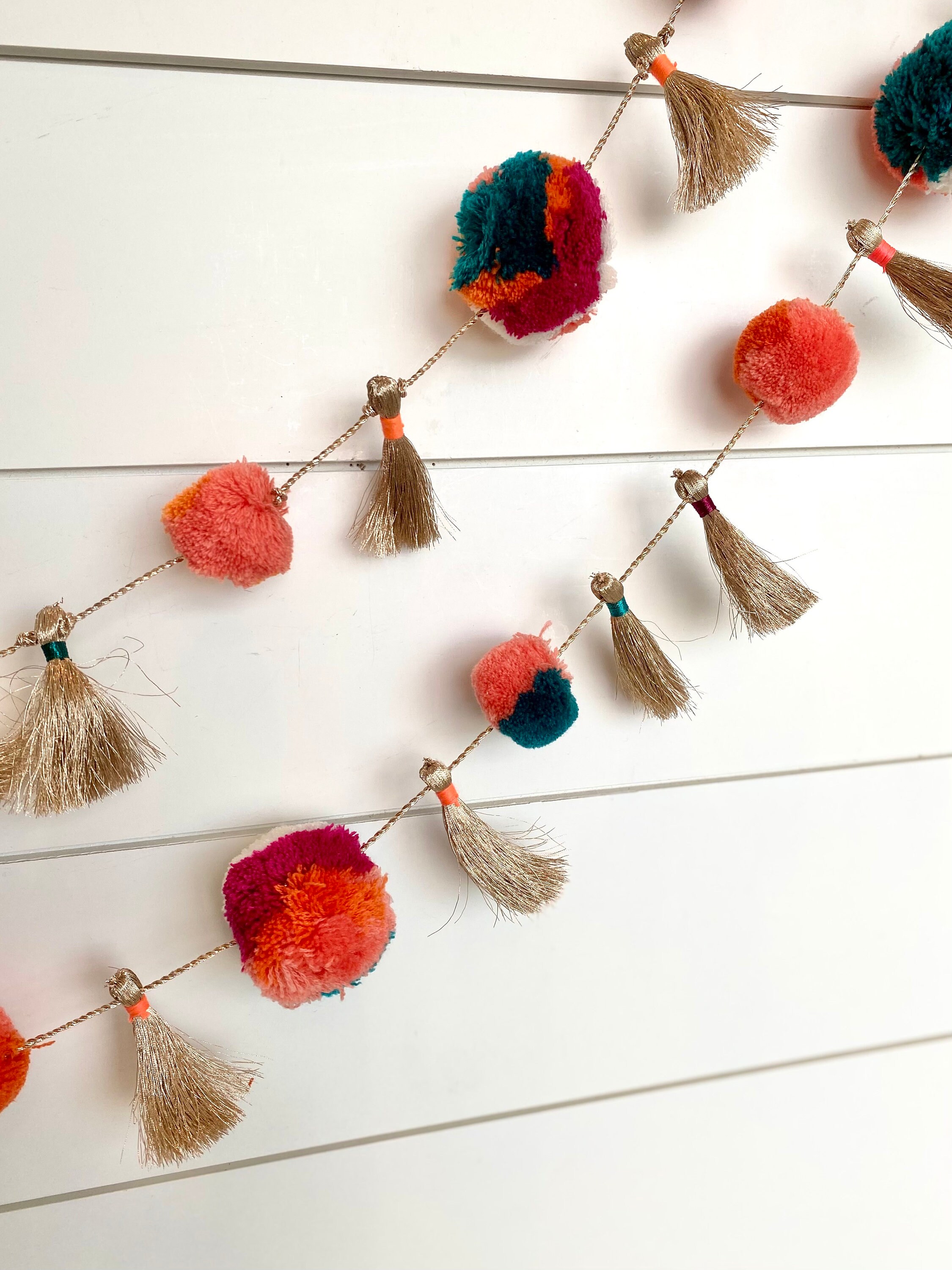 2 Styles of Bohemian Garland Boho Home Decor Wall Hangings Etsy