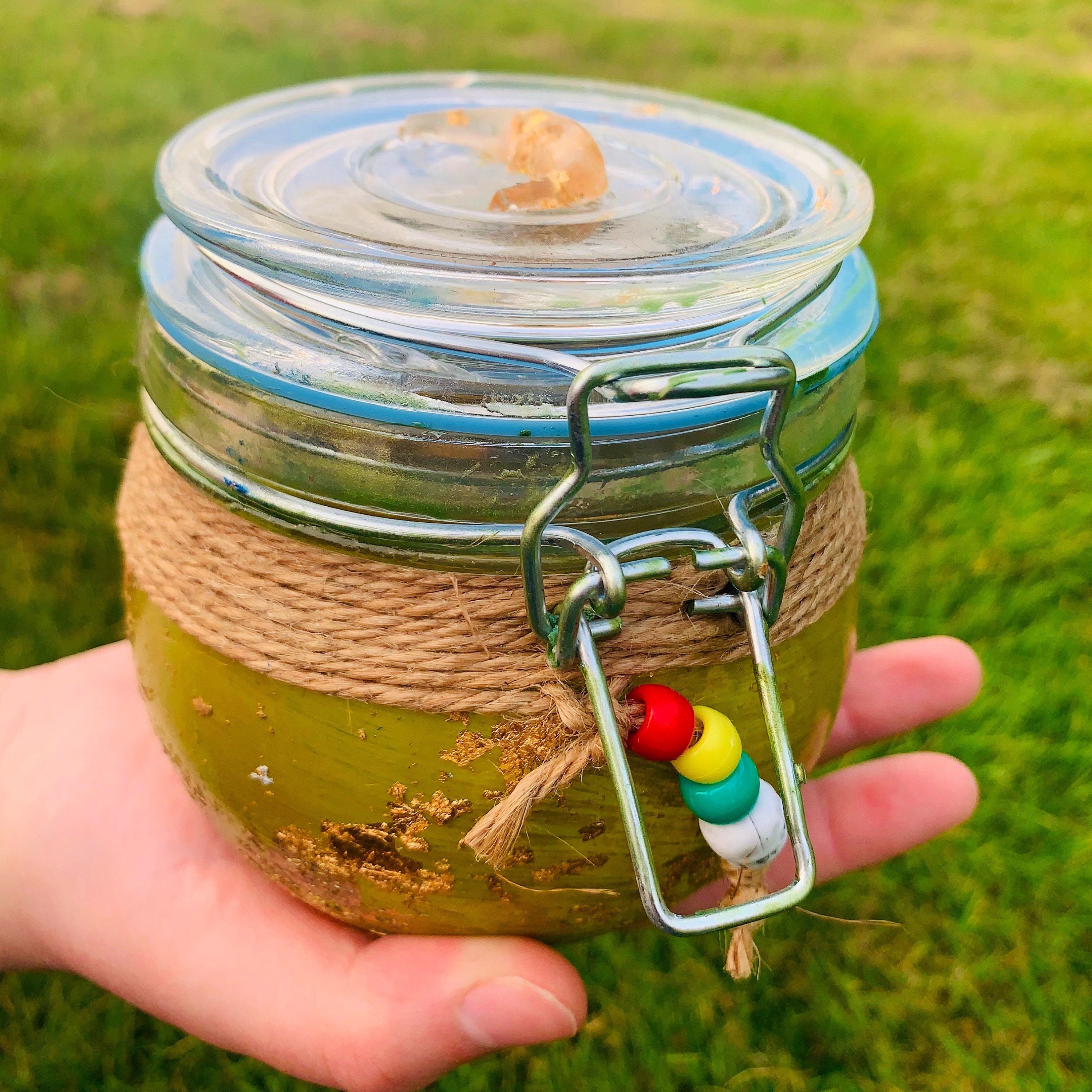 Smell Proof Stashjar Decorative Jars Handmade Jar Painted Etsy