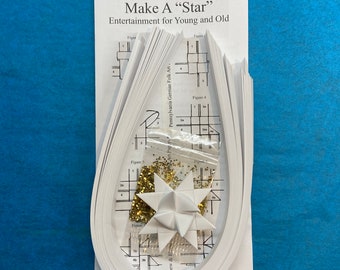 Make a Star Kit - 100 Strips - Parchment. Includes Sample Star ...