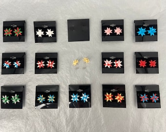 Star Earrings - Post