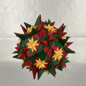 Ornament - Mace Star Ball - Star Craft - Wax Dipped