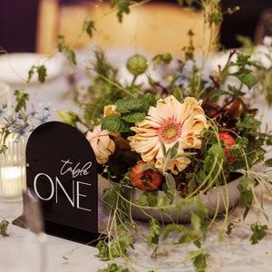 Modern Arch Table Numbers, Acrylic Table Numbers, Arch Table Numbers, Table Numbers, Wedding Table Numbers, Modern Table Numbers, Wedding