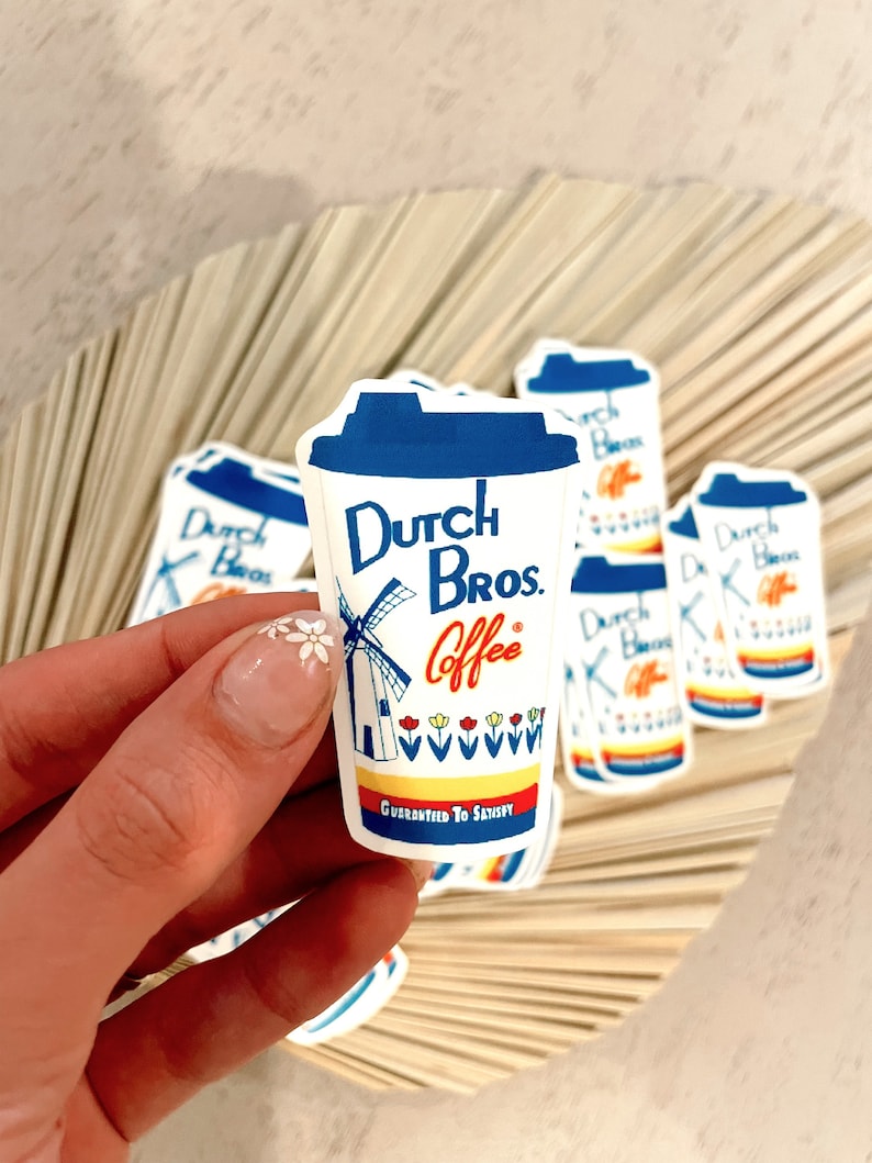 Waterproof Dutch Bros Sticker / Dutch Sticker / Coffee sticker Etsy