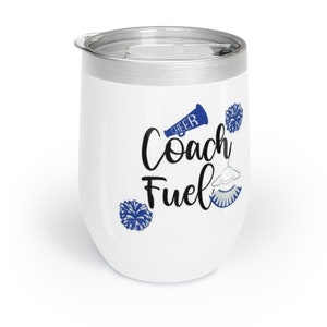 Cheer Coach Stemless Wine Cup