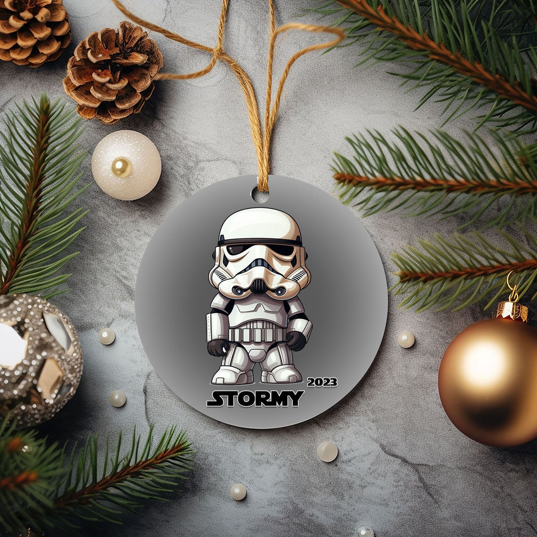 Personalized Star Wars Christmas Ornament Dark Side the Force Etsy