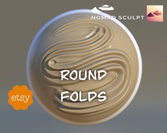 Nomad Sculpt - Round Folds and Hair - Filetype json (Nomad Sculpt File 1.77)