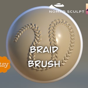 Nomad Sculpt - Braid - Brush Tool - Filetype json (Nomad Sculpt File 1.77)