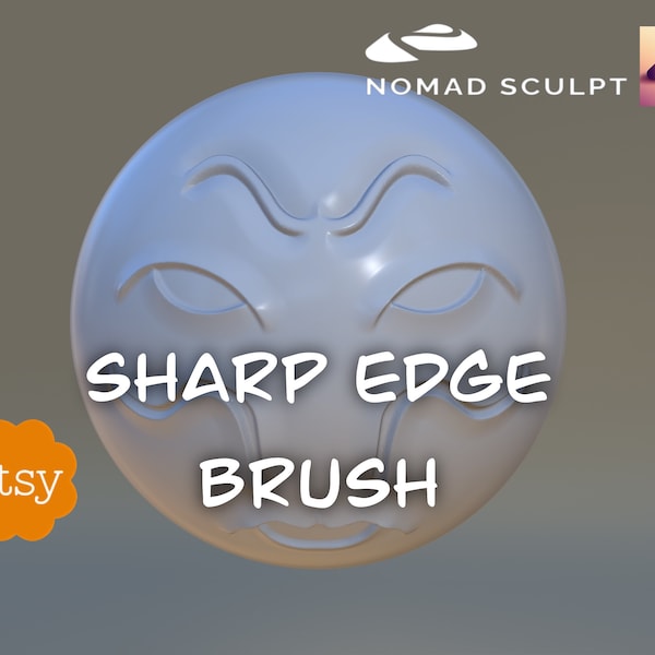 Nomad Sculpt - Sharp edge - Brush Tool - Filetype json (Nomad Sculpt File 1.77)