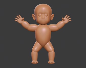 Nomad Sculpt - posable Baby - 3D Object - Filetype lz4 (Nomad Sculpt File)