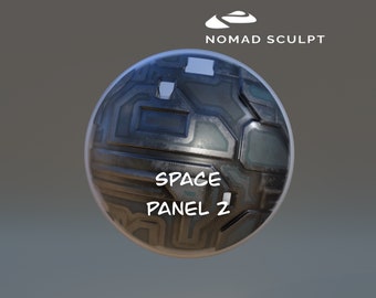 Nomad Sculpt - Space Panel 2 colored texture - Brush Tool - Filetype json (Nomad Sculpt File 1.76)